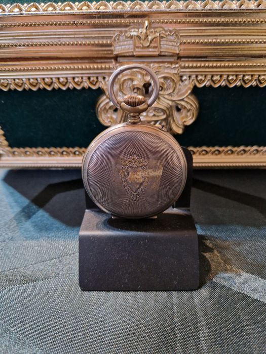 Рядък антикварен колекционерски джобен часовник Junghans Astra