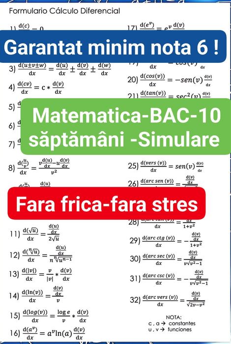 6-vine Bacu!! Garantez Nota 6 până la simulare in martie