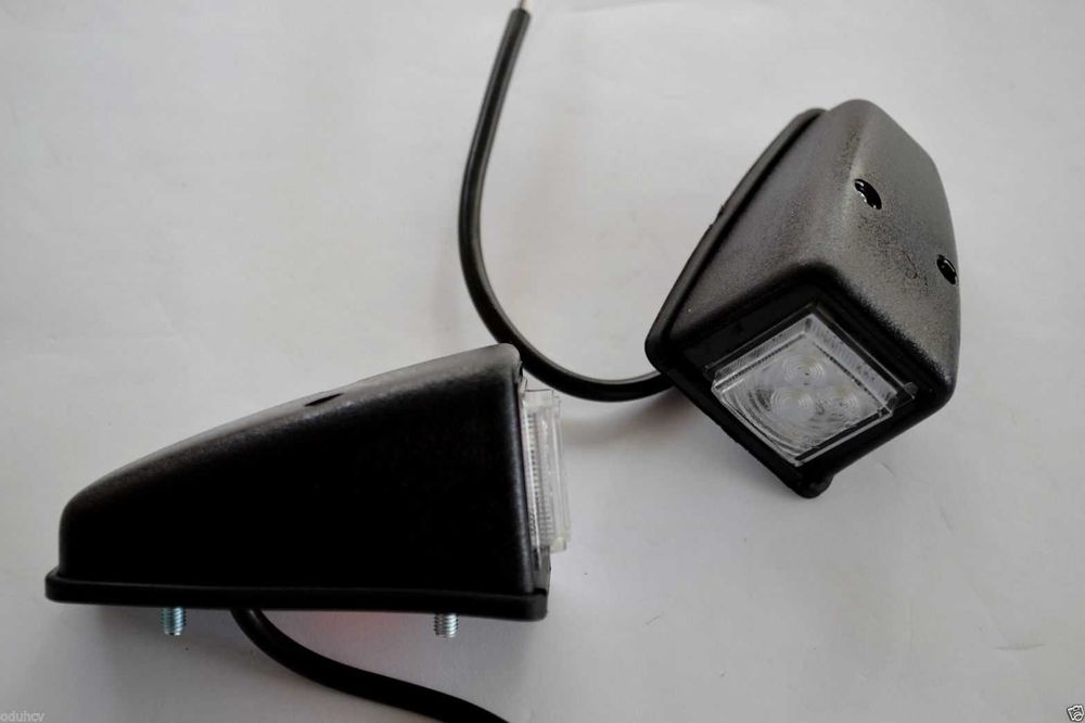 1бр. ЛЕД LED габарити за ъгъл покрив 12-24 волта  3 цвята , Полша