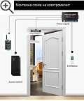 Отключване входни врати с gsm позвъняване и чип. Монтаж