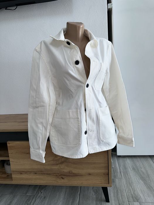 Geaca albă Denim H&M