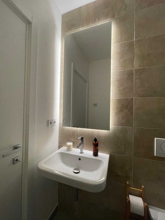 Pachet: Oglinda cu LED - Lavoar - Baterie baie