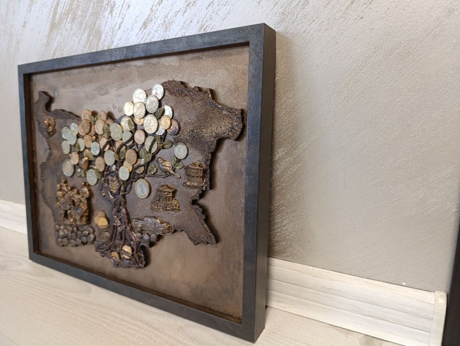 Релефна картина " Златните корени на България"