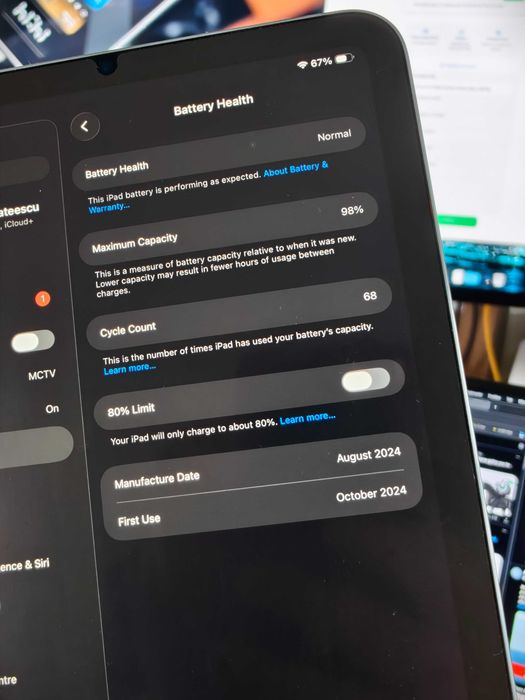 Vand Ipad Mini 7 128 GB WIFI Blue garantie emag