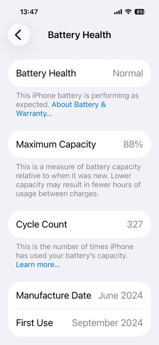 iPhone 15pro 128GB, без забележки