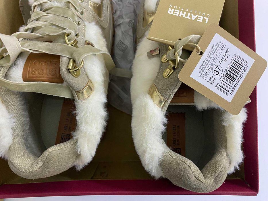 Gioseppo, Спортни обувки със скосена платформа и еко пух