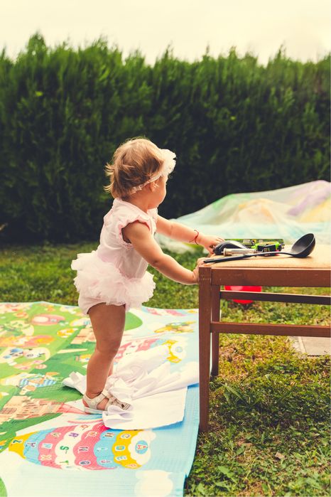 Mayoral боди с лента за глава