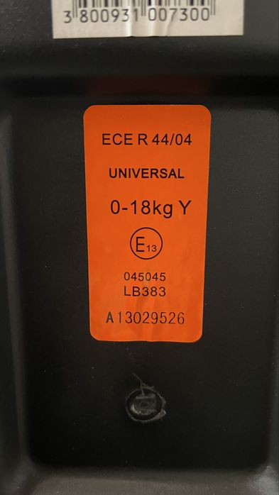 Детско столче за кола 0-18