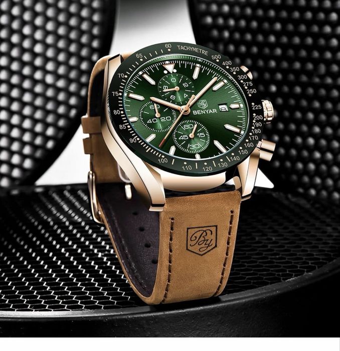 Ceas barbati By Benyar rezistent la apa 30m/3 atm