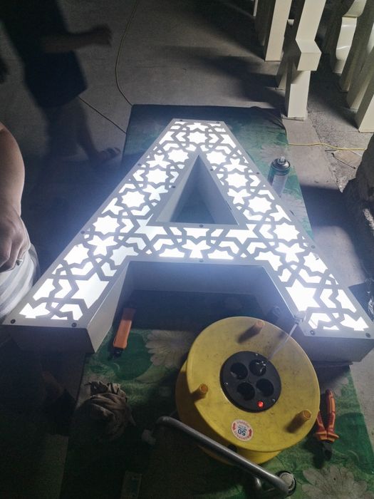 Буквы металлические