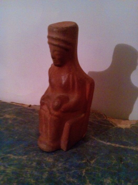 Глинена БОГИНЯ Копие на СТАРА ФИГУРКА Ръчна Изработка Уникат