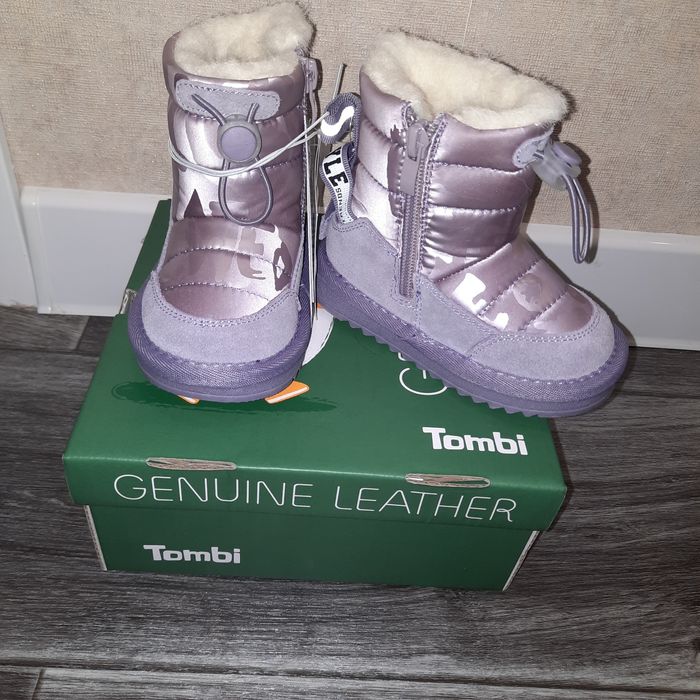 Обувь зимняя для девочки новая 21р-р. TOMBI