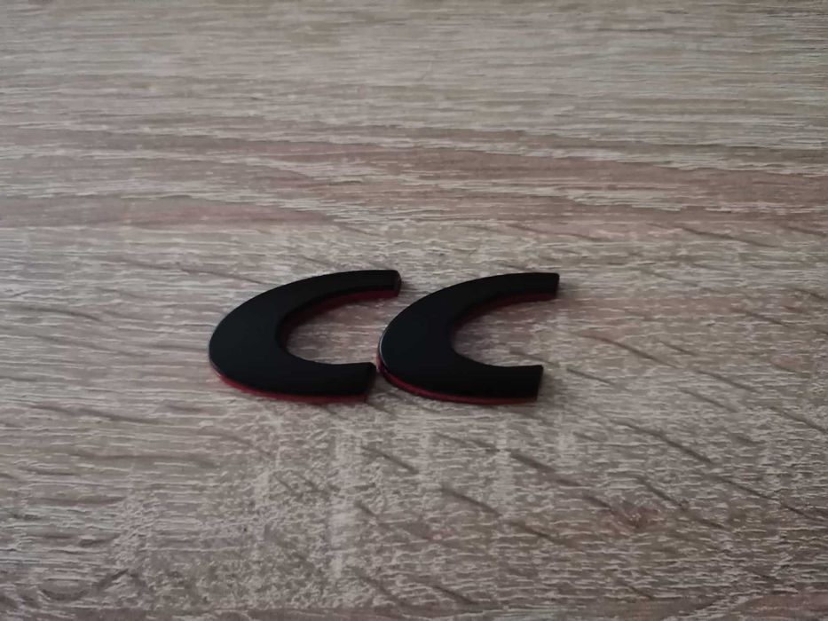 Peugeot СС Пежо CC черна емблема надпис