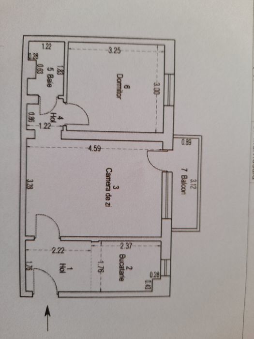 Vând apartament în Titu,  Dâmbovița , situat la etajul doi