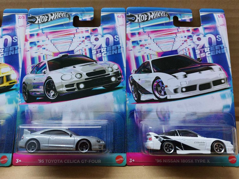 Колички Hot Wheels 90's STREET SCENE / Хот Уилс - 5 модела / 012