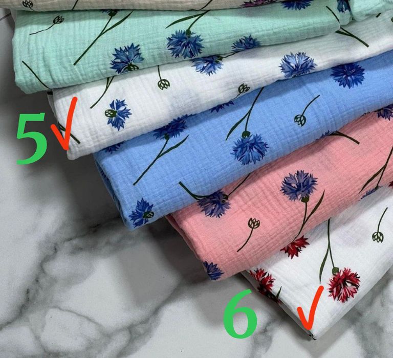 Муслин с принтом