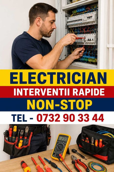 Electrician Interventii 24/7 Prize Smart, Intrerupatoare Corpuri Iluminat Calculatoare Laptopuri Dambovita