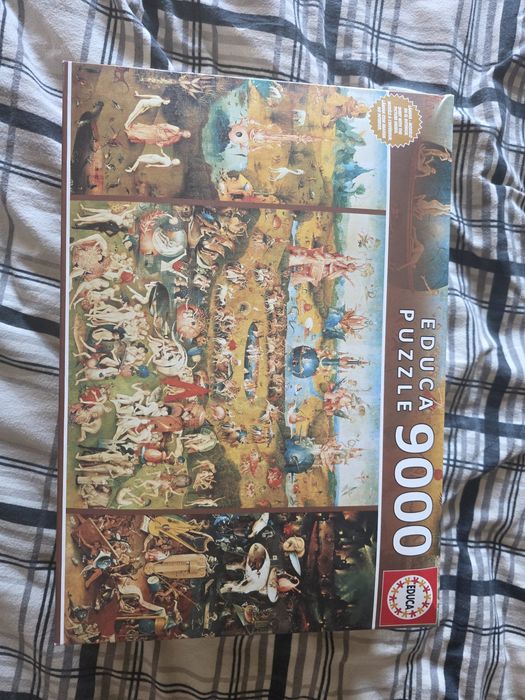 Пъзел Educa от 9000 части - Градината на земните удоволствия