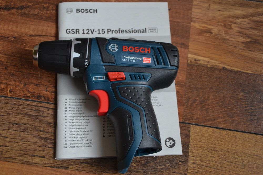 Нов, оригинален винтоверт Bosch GSR 12V-15 Professional