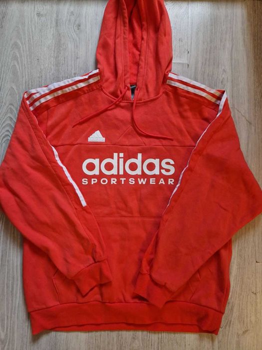 Мъжки суитшърт Adidas House of Tiro IV8123 Оранжев Loose Fit размер М
