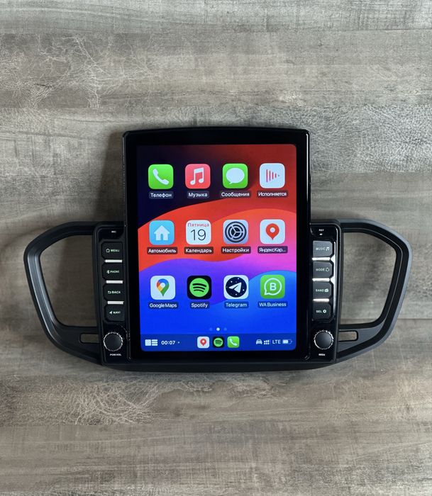 Магнитола Tesla для LADA Vesta Granta андроид с рамкой WiFi новая