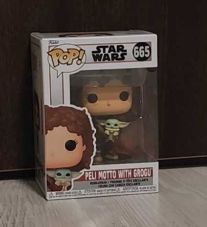 Фигурка Funko POP Star Wars Peli Motto with Grogu 666