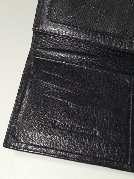 Portofel barbati din piele naturala negru