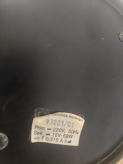 Lampa telescopica de birou vintage Hustadt Leuchten anii 1970 aurie