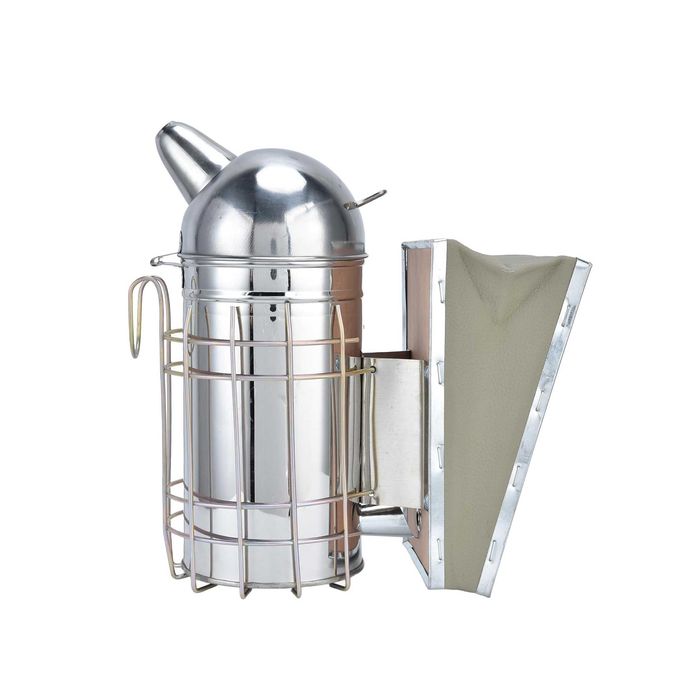 Пушилка за пчели с телешка кожа и неръждаема стомана кошер пити с мед