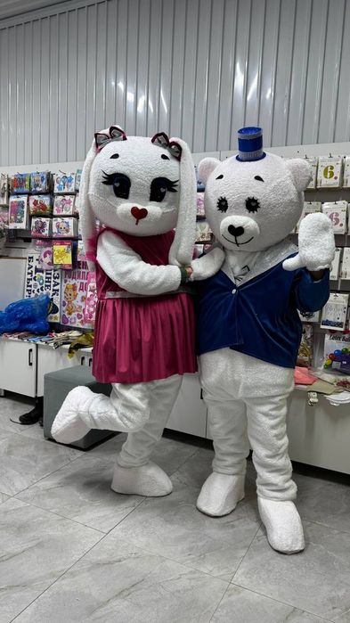 Тедди мишка  и Зайка Аниматор