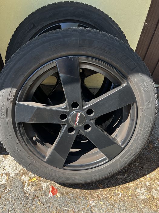 Jante aluminiu Dezent 5x112 R17 Audi VW Skoda Seat cauciucuri iarna 225/50 R17