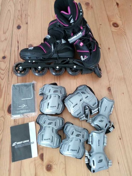 Ролери Rollerblade дамски №39 (25 см) + протектори ПОДАРЪК
