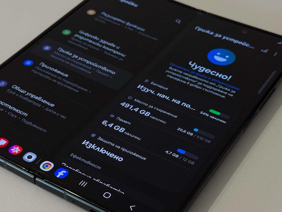 Бартер! Samsung Galaxy Z Fold 3 512/12GB Phantom Green (Зелен)