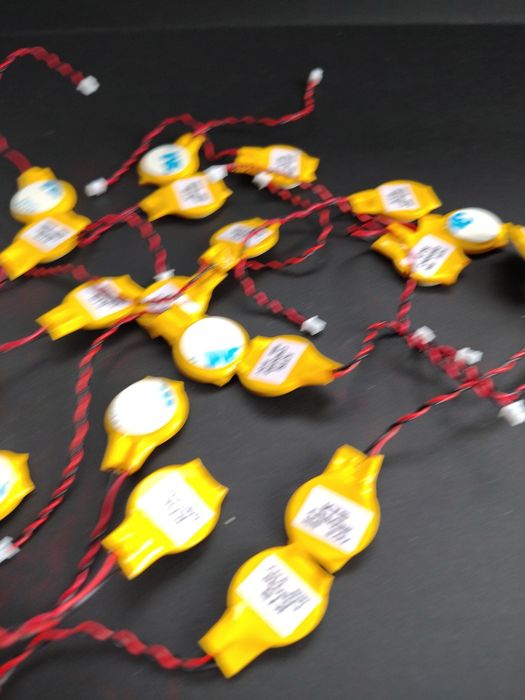 Set 20 bucăți Baterii CMOS BIOS CR2032 3V cu cablu și mufă 2 pini