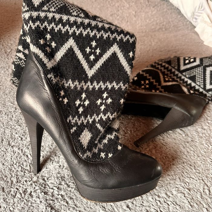 Miss Sixty - Cizme  piele si lână marimea 39