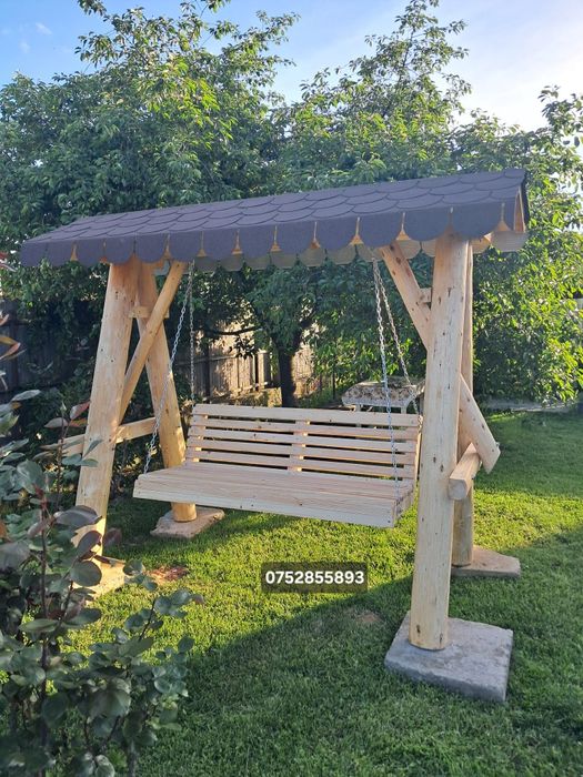 Leagăne rustice de gradina