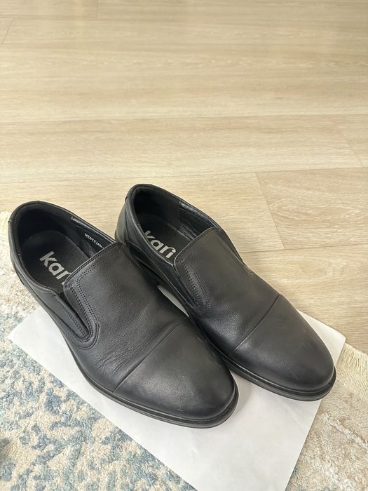 мужские кожаные туфли кари
