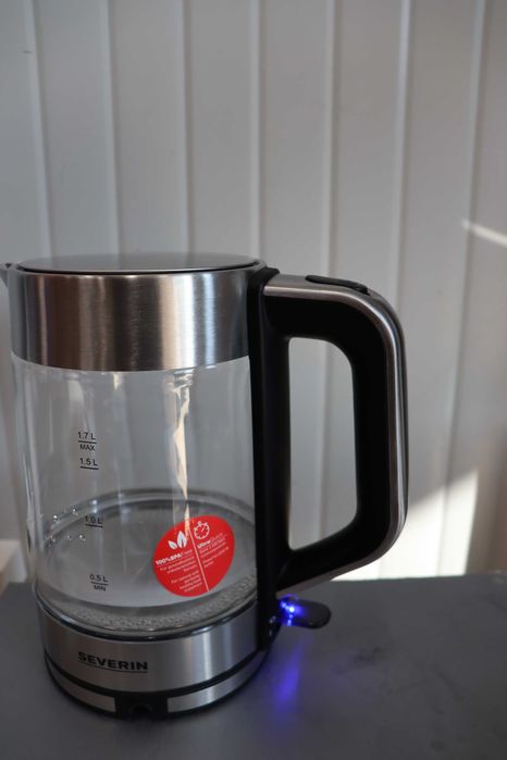 SEVERIN WK3420 Стъклена електрическа кана XXL, 1.7л, 2200W