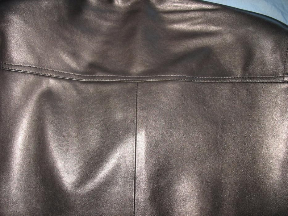 Haina din piele naturala piele de vitel deosebit barbatesc XL