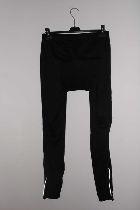 Черен дълъг клин за колоездене Crivit с рефлекторни ленти