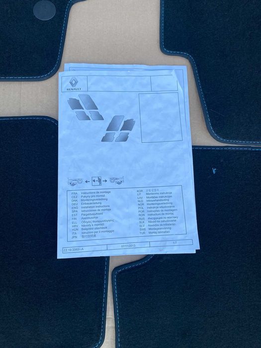 Set covorase presuri noi premium Renault Captur 1 originale 8201658700