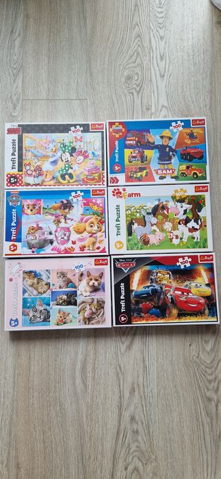 Colectie 13 puzzle-uri 100+ piese