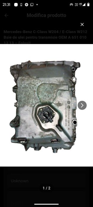 Baie De Ulei Mercedes-Benz (Oem) A 651 010 13 13