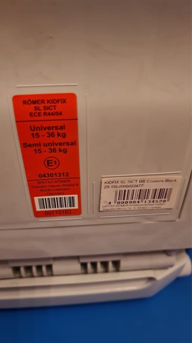 Scaun auto Cosmos Black Britax Römer Izofix 15-36 kg