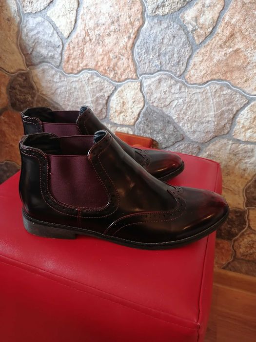 Pantofi 41, vișiniu închis