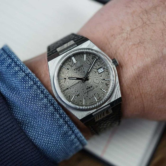 Tissot PRX 38mm Damascus Steel Powermatic 80