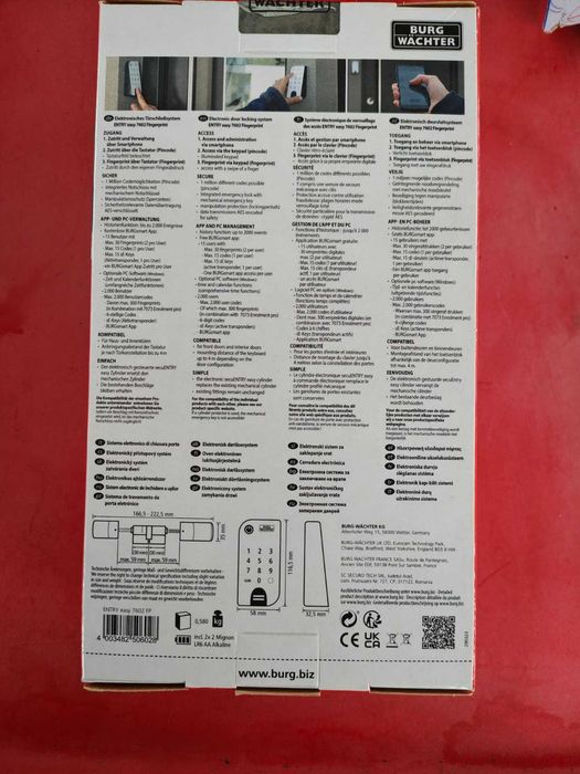 Sistem electronic de închidere a ușilor