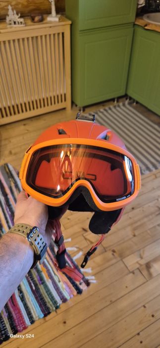 Cască și ochelari pentru schi pentru copii