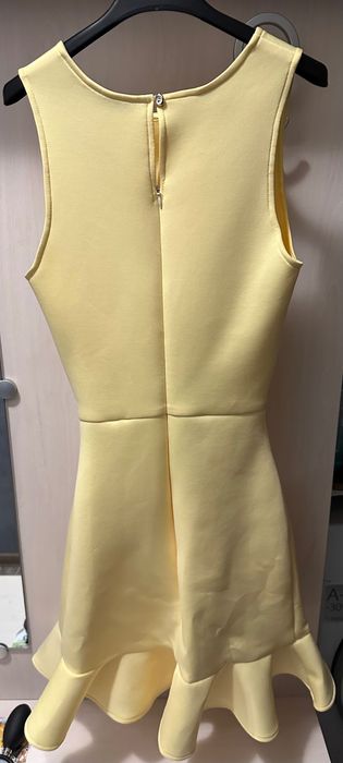 Къса жълта рокля Lucy