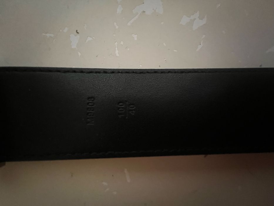 Curea Louis Vuitton silver buckle